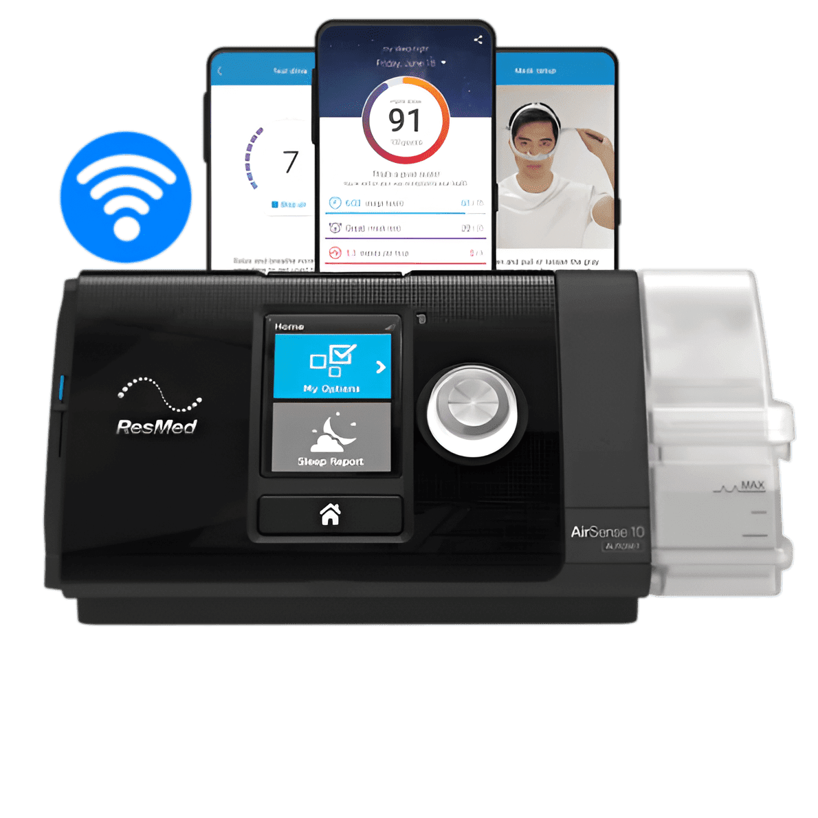 Resmed Connectivity Module Rcm ResMed AirSense 10 AutoSet CPAP Machine with Modem Connectivity ...